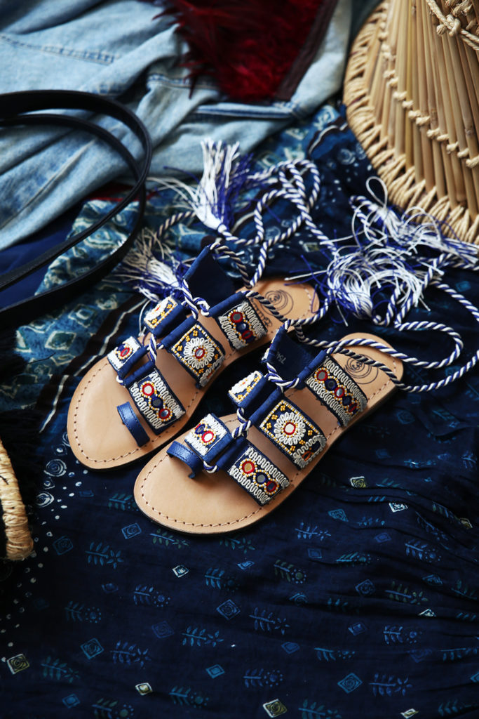 zapatos perfectos de verano para mujer sandalias de estilo bohemio con lazadas y bordados 