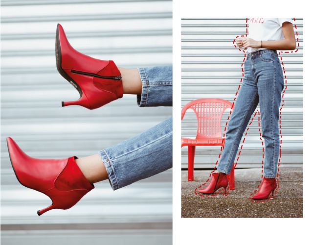 zapatos rojos de mujer krack harmony botines tacón aguja eduardo